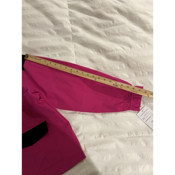 NEW Isabella Full Zip Activewear Jacket Pink Black Long Sleeve XL Zip Pockets - Picture 15 of 16